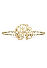 nice little solid yellow gold custom name teens anklet bracelet